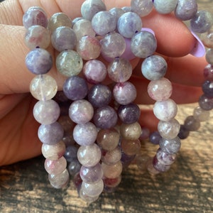 Pink Tourmaline Beaded Bracelets