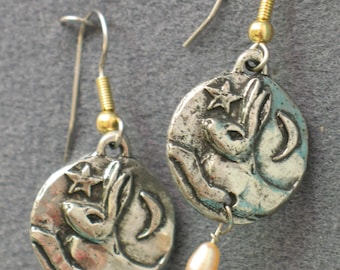 Moon Hare Earrings