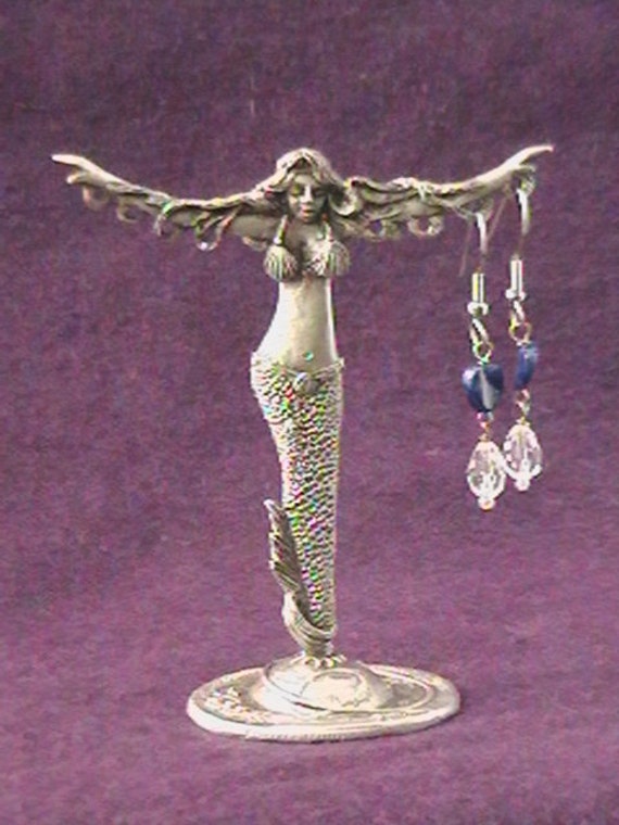 Mermaid earring holder sale