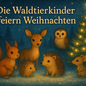 Kamishibai Christmas – The Forest Animal Children Celebrate Christmas | A Heartwarming Story for Kindergarten and Family | Picture Cards for Storytelling