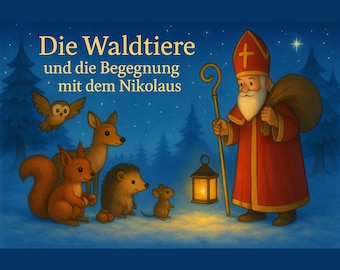 Kamishibai St. Nicholas Story – The Forest Animals and the Encounter with St. Nicholas | Christmas Story for Children, Daycare, and School