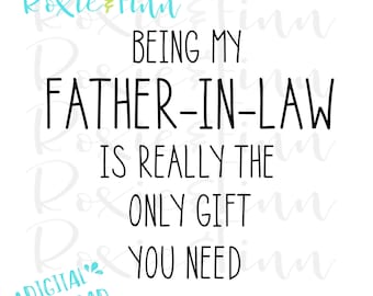 Father In Law Gift, Father's Day, PNG Download, Sublimation Designs Downloads, PNG Sublimation Download, Instant Download Design