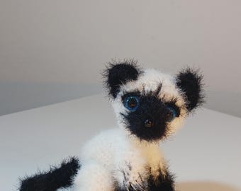 Portachiavi a forma di piccolo peluche, clip morbida a forma di animale per lo zaino dei bambini.