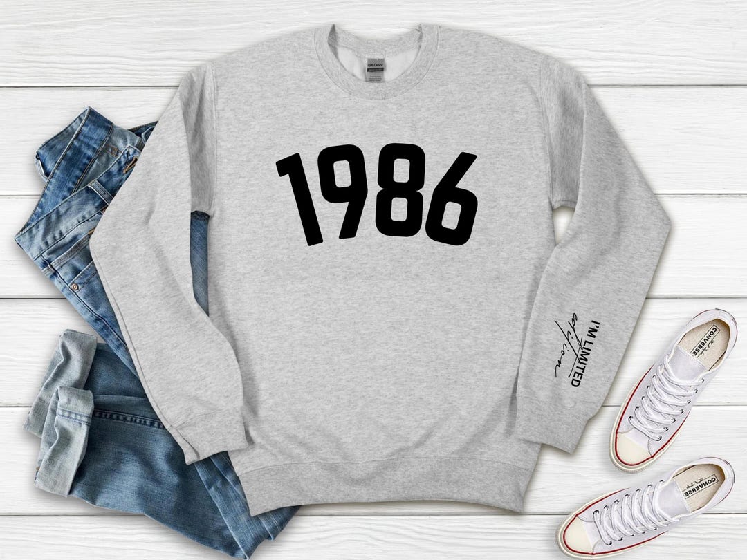 Graduation Cap1986 1986 Limited Edition Birth Year Graduation Year Sweatshirt, Graduation ...