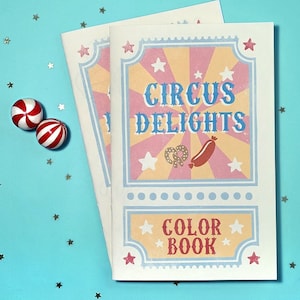 Circus Delights - Color book for adult by Grelin Machin