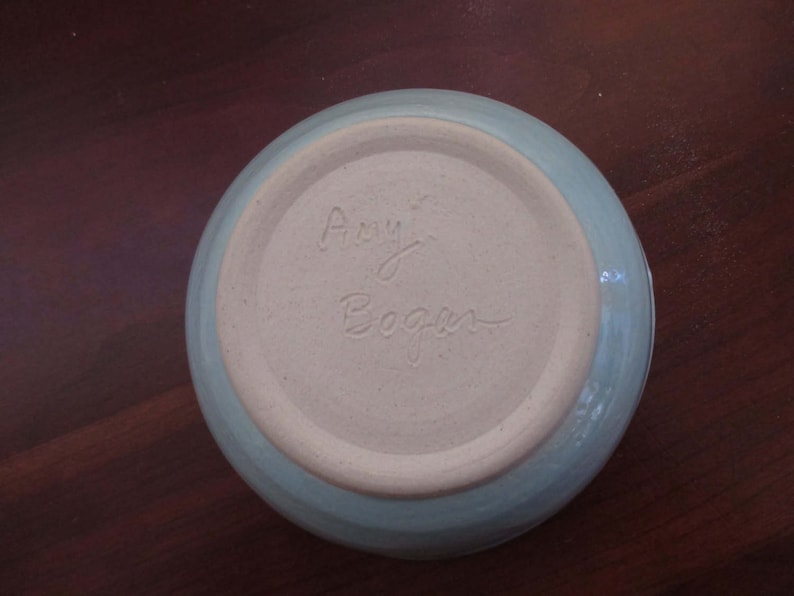 OOAK light robin/'s egg Blue Bowl Ice Cream Bowl Serving Dish Housewarming Gift Hostess Gift