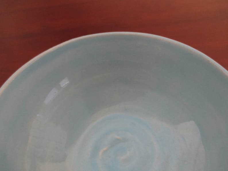 OOAK light robin/'s egg Blue Bowl Ice Cream Bowl Serving Dish Housewarming Gift Hostess Gift