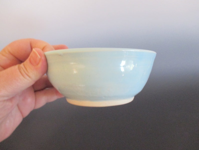 OOAK light robin/'s egg Blue Bowl Ice Cream Bowl Serving Dish Housewarming Gift Hostess Gift