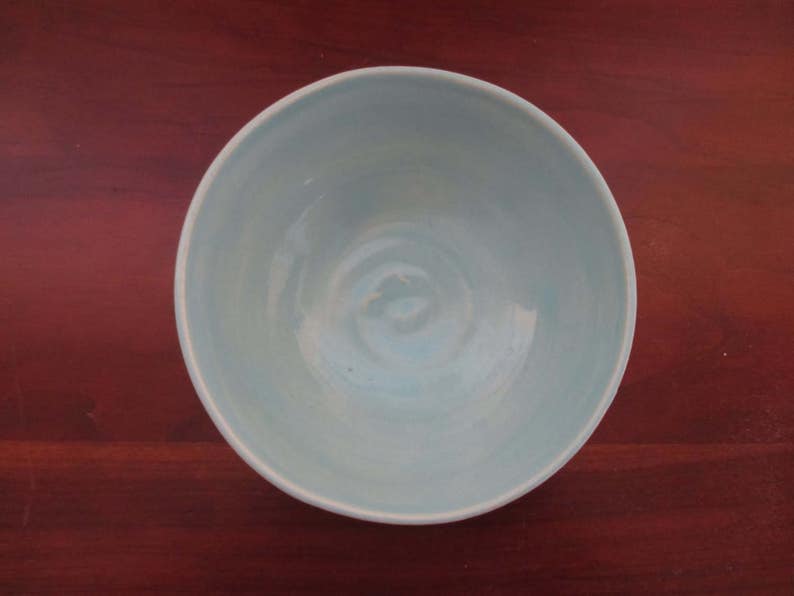 OOAK light robin/'s egg Blue Bowl Ice Cream Bowl Serving Dish Housewarming Gift Hostess Gift