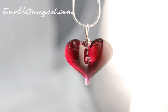January Birthstone Cranberry Cz Heart Pendant Cremation - Red Cz Heart Pendant January Birthstone Cranberry Cz Heart Pendant Cremation - Red Cz Heart Pendant
