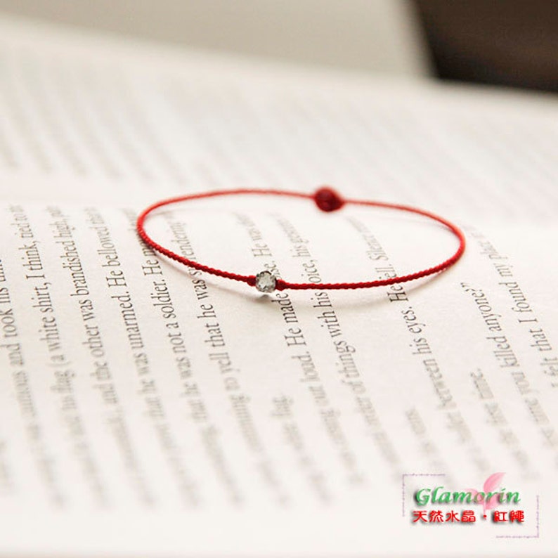 Red string bracelet swarovski Clearance