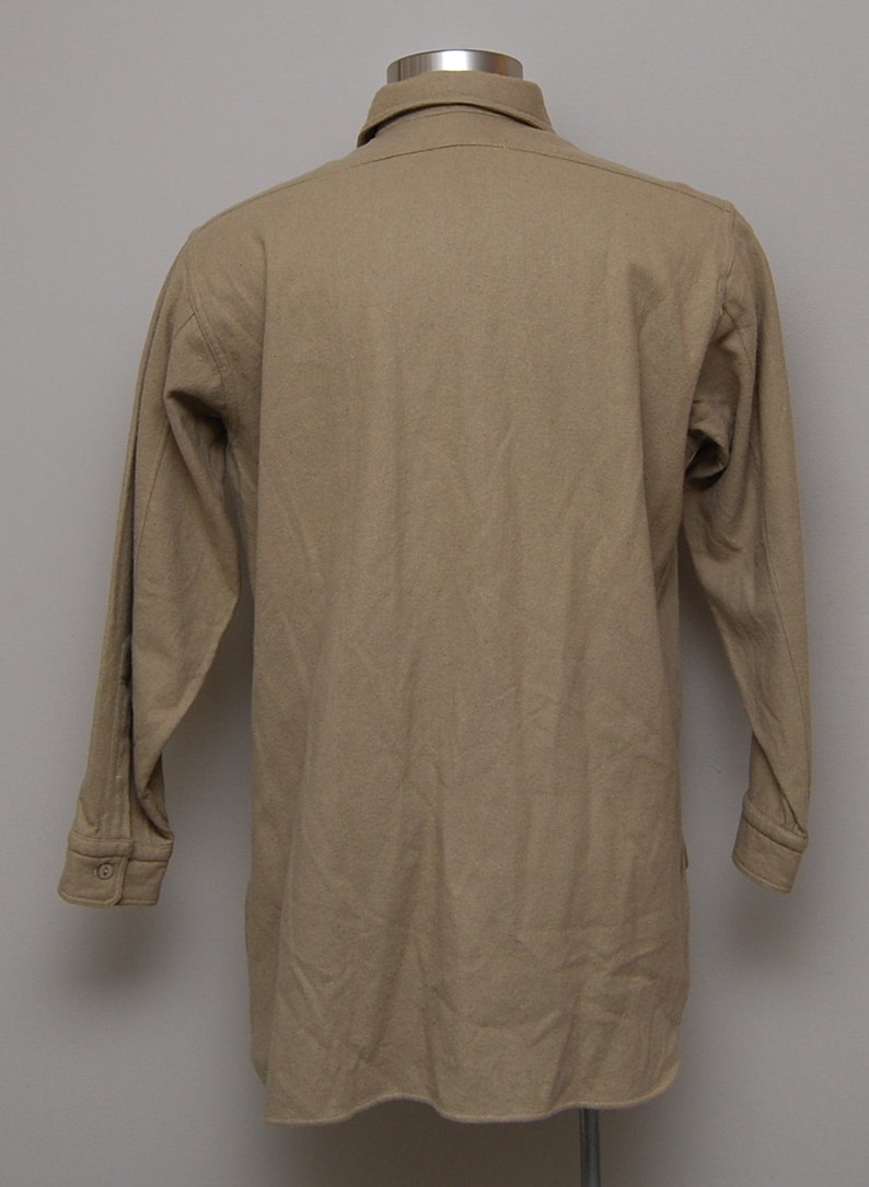 SALE 1880-1890s men's tan military work shirt/ men's | Etsy