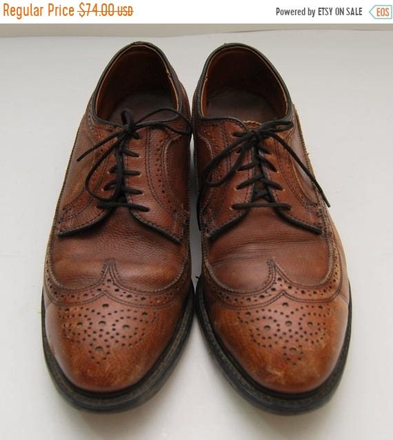 SALE mens 1970s Knapp Shoes brown 