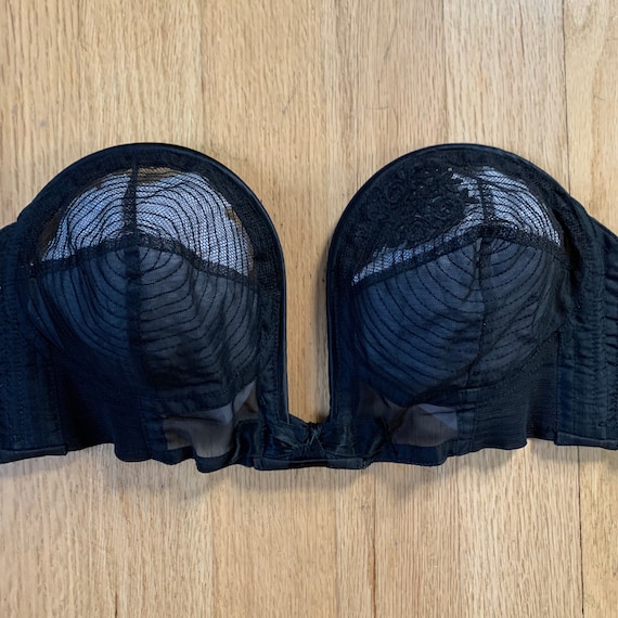 Vintage 1950s black strapless Hollywood Maxwell Wh