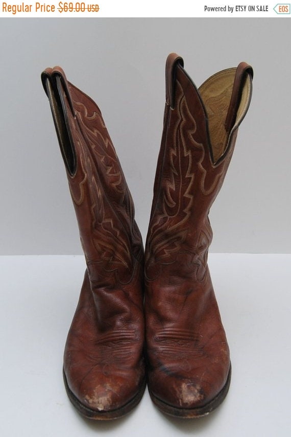 justin style cowboy boots