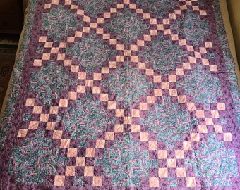 キルト ダブル ウェディング リング ハンドメイド ヴィンテージ ツイン