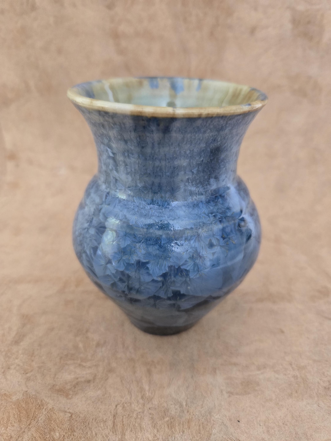 Vintage Blue Crystalline Glaze Bud Vase, Studio Pottery - Etsy