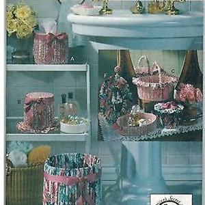 8306 Vintage Vogue Schnittmuster Handwerk Bad Eitelkeit Zubehör Home Decor UNCUT