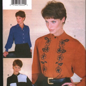 9748 Vintage Vogue Pattern Misses Shirt SEWING CUT 16