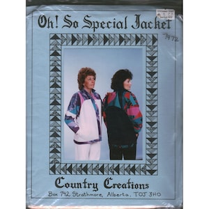 Vintage 1989 Country Creation Oh So Special jas naaipatroon patchwork 7472