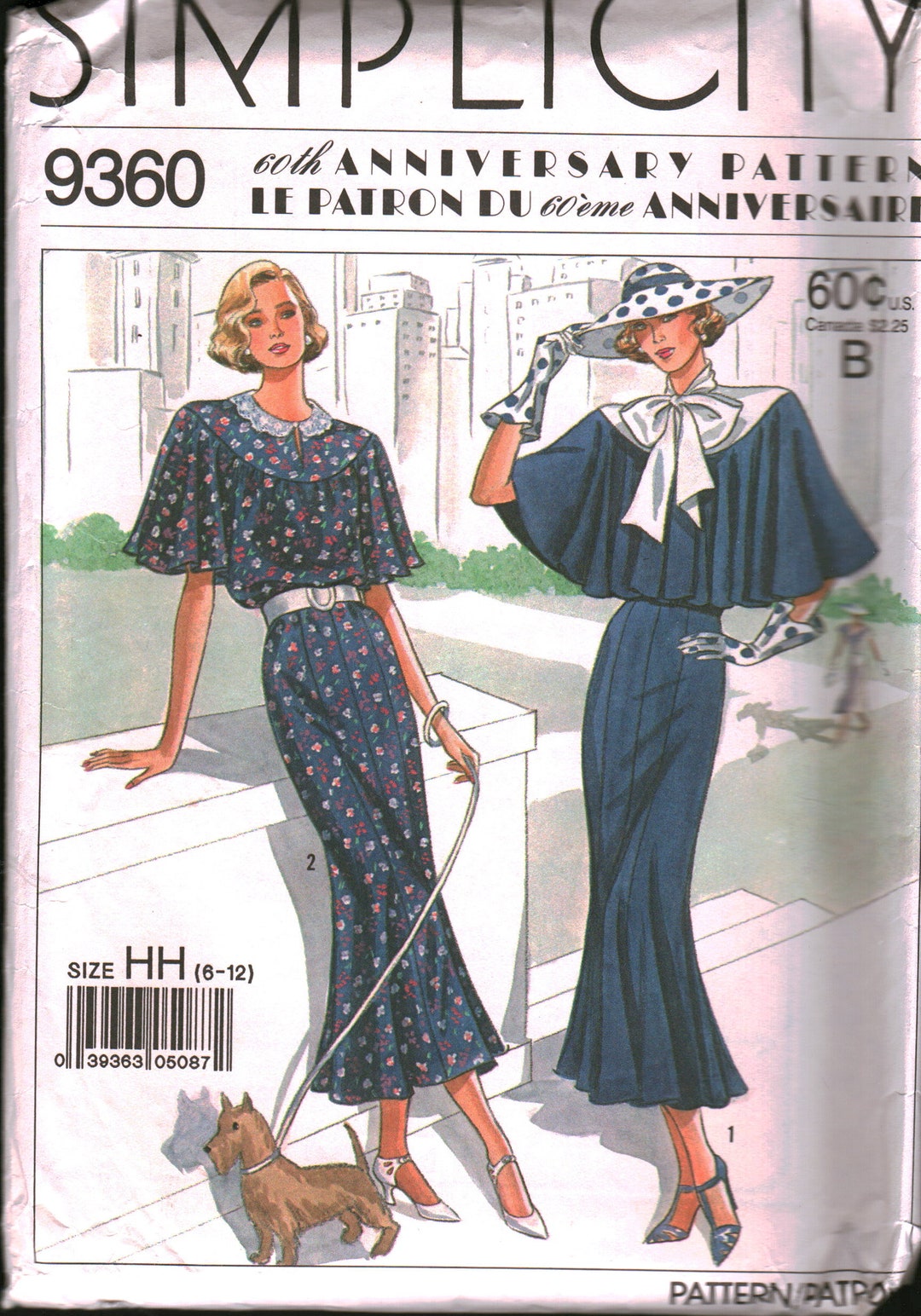 9360 VINTAGE Simplicity SEWING Pattern Misses Dress Uncut Oop Sew Ff - Etsy