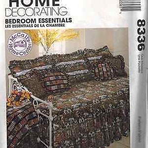 8336 UNCUT McCalls SEWING Pattern Bedroom Essentials Bedspread Sham Home Decor