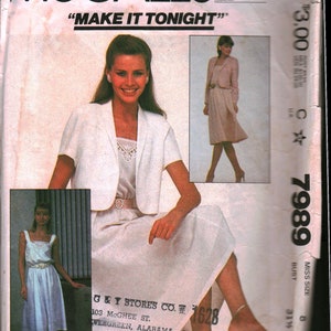 Vintage Mccalls SEWING Pattern Misses' Jacket and Dress 2HR Uncut ...