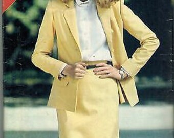 5031 Vintage Butterick SEWING Pattern Misses Loose Fitting Jacket Dress ...