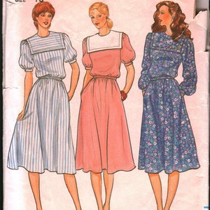 4271 Butterick Vintage SCHNITTMUSTER Misses&#39; Dress Gürtel OOP