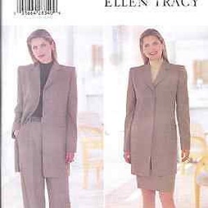 UNCUT Vintage Butterick SEWING Pattern Suit Skirt Jacket Pants 6 8 10 Average FF
