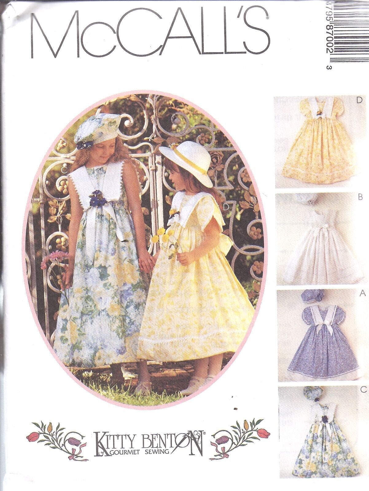 McCall’s 7434 OOP EMMA 18/" Doll Reduced Clothes Pattern