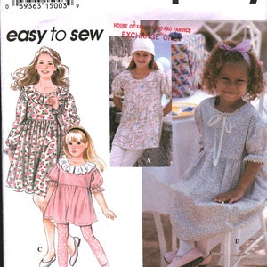 8843 Vintage Simplicity SEWING Pattern Childrens&#39; Dress Tunic Leggings OOP