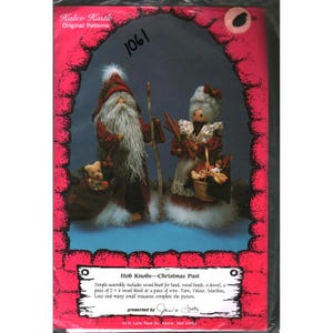 Kalico Kastle Hob Knobs Christmas Past Mr Mrs Santa Pattern Judy Parkinson 1986