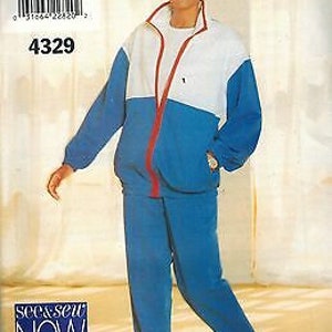 4329 Vintage Butterick SEWING Pattern Misses Loose fitting Jacket Pants OOP SEW