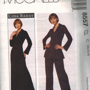 8557 Vintage McCalls SEWING Pattern Misses BADAY Suit Dress Tunic Pants Uncut ff