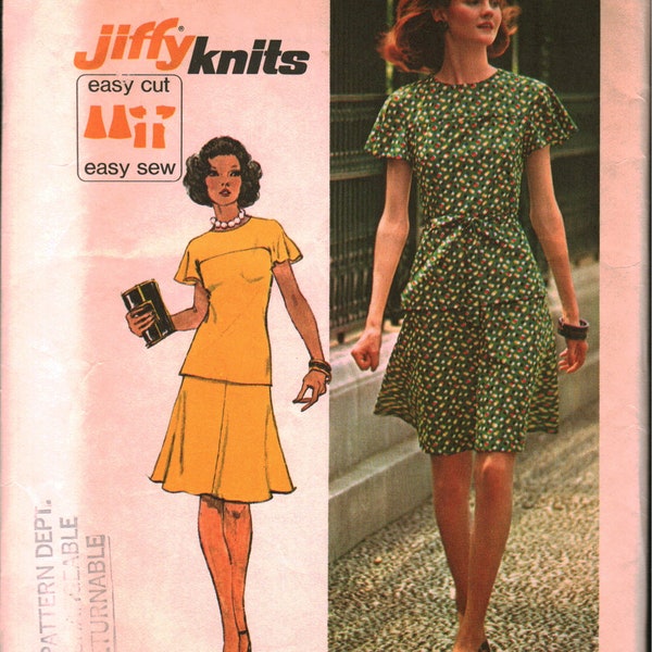 6081 Vintage Simplicity Pattern Misses Short Dress SEWING 12