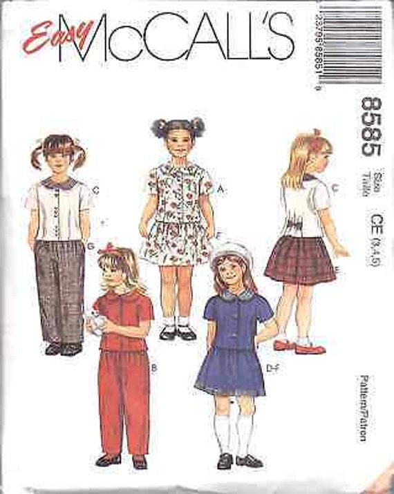 Patron De Couture McCalls - Robe, Jupe, Pantalon, Haut - Taille 6 à 14 - Neuf