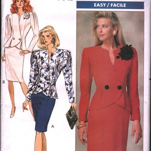 6959 Butterick Vintage SEWING Pattern Misses&#39; Jacket Gonna OOP