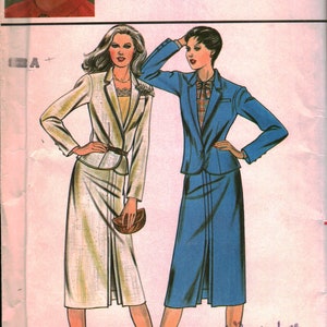 6986 Butterick Vintage SEWING Pattern Misses&#39; Giacca Gonna OOP
