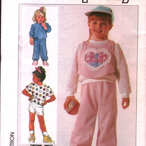 7724 Vintage Simplicity Sewing Pattern Childs Top Vest Pants Shorts OOP SEW