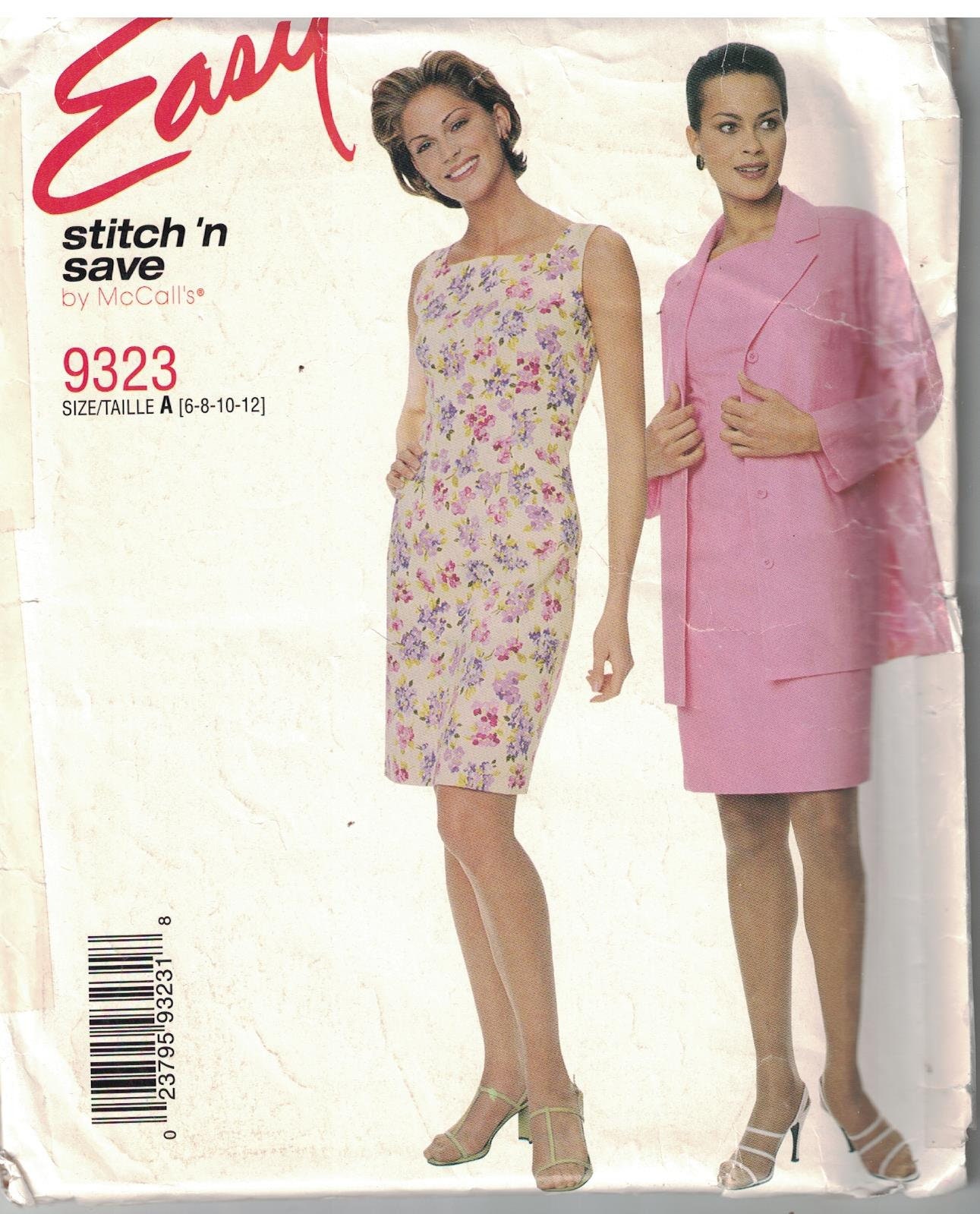 8709 UNCUT McCalls SEWING Pattern Misses Jacket Dress Top Pants Vintage NY NY FF 8709 UNCUT McCalls SEWING Pattern Misses Jacket Dress Top Pants Vintage NY NY FF