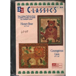 That Patchwork Place-klassiekers P106 Quiltpatronen Honey Bear Courageous Lion