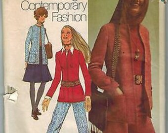 9603 Vintage UNCUT Simplicity Sewing Pattern Misses Pants Shorts Tank ...