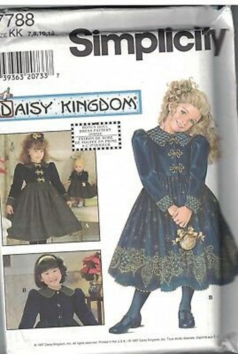 UNCUT VIntage Simplicity SEWING Pattern 7019 Girls Dress Pants Top Shorts OOP FF
