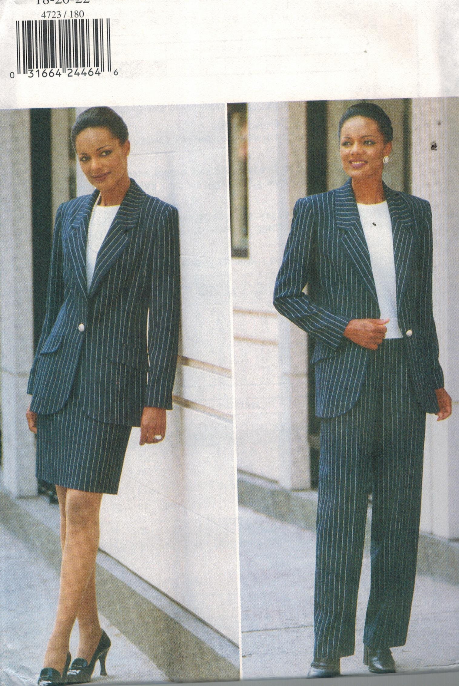 4723 UNCUT Butterick SEWING Pattern Misses Jacket Skirt Pants SEW ...