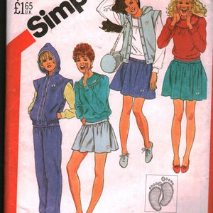 5623 Simplicity Vintage SEWING Pattern Misses Shirt Pants Skirt OOP