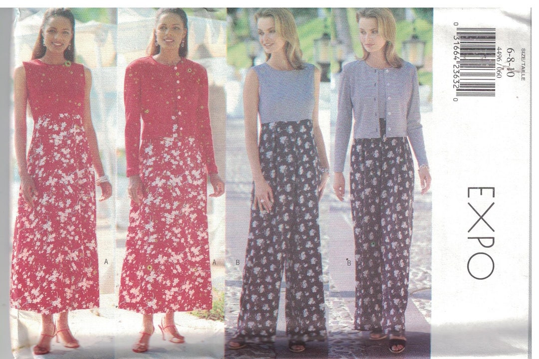 4496 Butterick SEWING Pattern Misses Jacket Dress Jumpsuit FF - Etsy