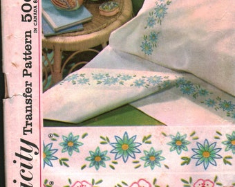 4736 Einfachheit Vintage SEWING Pattern Handwerk Embroidery Transfer OOP
