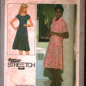 8416 Simplicity Vintage SEWING Pattern Misses&#39; Pullover Dress Jacket OOP