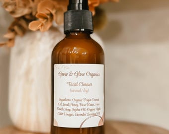 Organic Facial Cleanser: Natural Ingredients